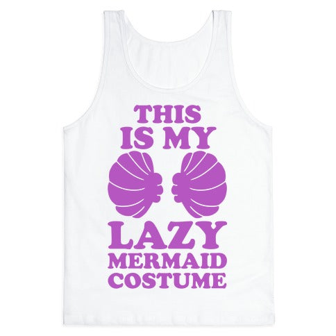 This Is My Lazy Mermaid Costume Tank Top