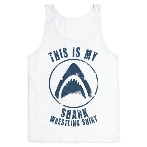 This Is My Shark Wrestling Shirt Tank Top