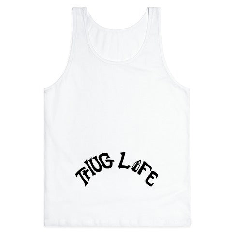 Thug Life Tattoo Tank Top