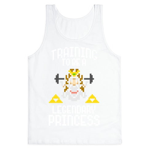 Training To Be A Legendary Princess Tank Top