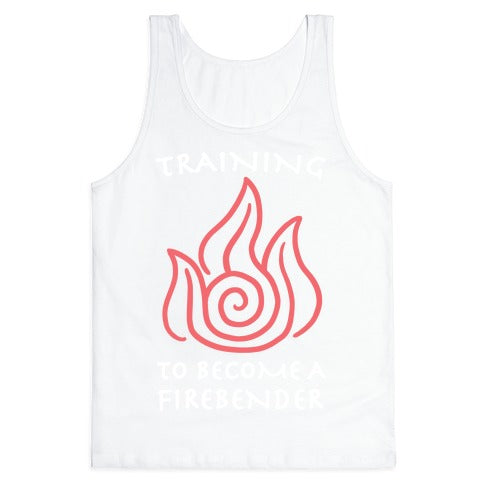 Training to Become A Firebender Tank Top