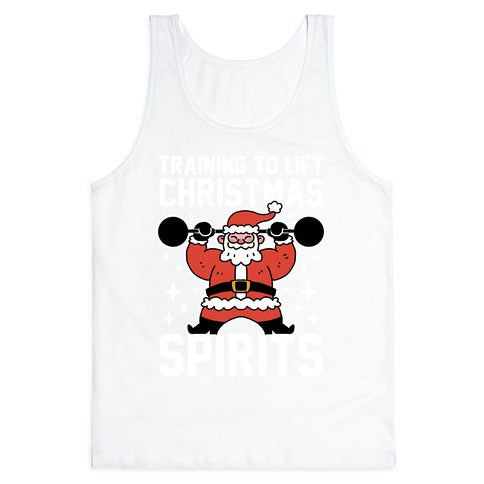 Training To Lift Christmas Spirits Tank Top