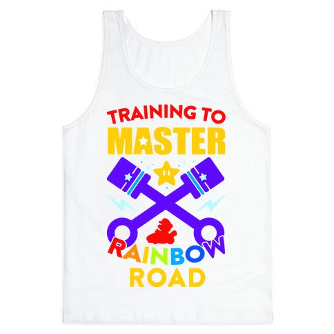 Training To Master Rainbow Road Tank Top