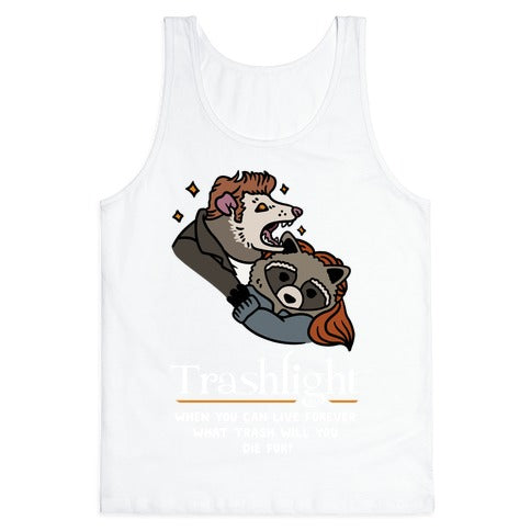 Trashlight Raccoon Opossum Parody Tank Top