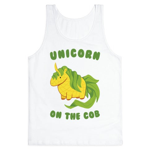 Unicorn On The Cob Tank Top