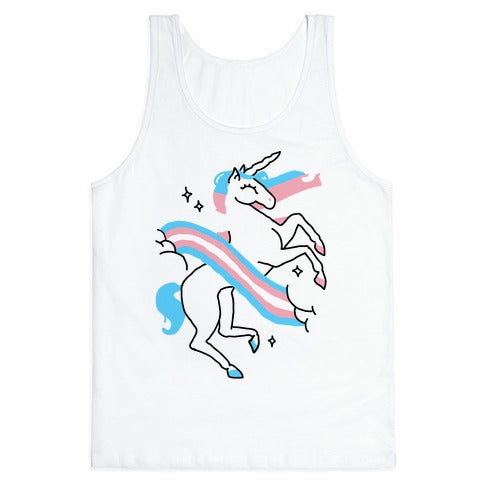 Unicorn Trans Pride  Tank Top