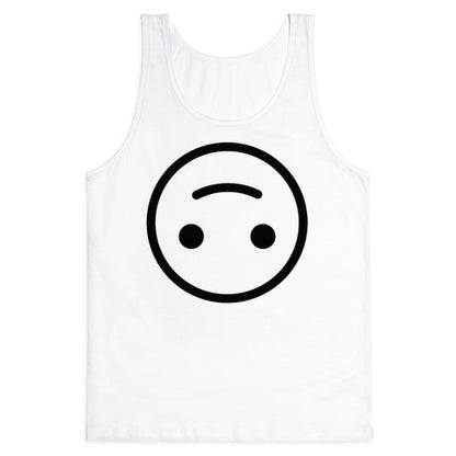 Upside-down Smiley Tank Top
