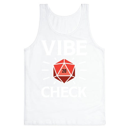 Vibe Check D20 Tank Top