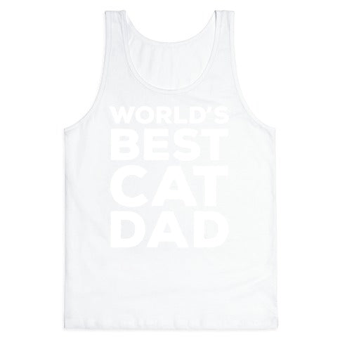 World's Best Cat Dad Tank Top