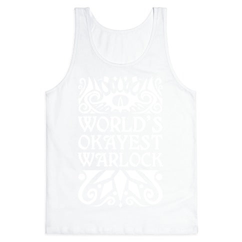 World's Okayest Warlock Tank Top