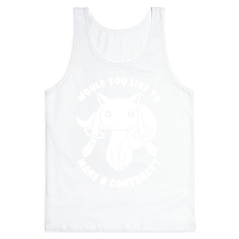 Would You Like To Make A Contract? Tank Top