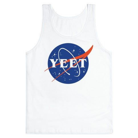 Yeet Nasa Logo Parody Tank Top