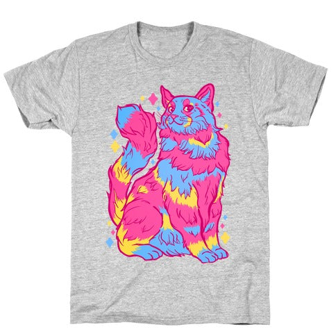 Pansexual Pride Cat T-Shirt