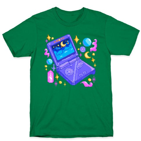 Pixelated Witchy Game Boy  T-Shirt