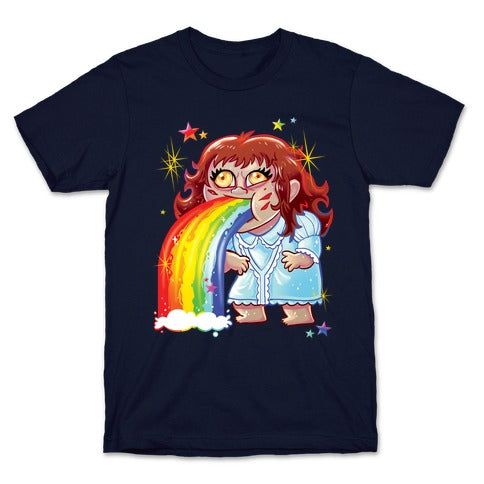90's Rainbow Barfing Exorcist T-Shirt
