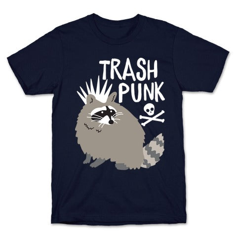 Trash Punk Raccoon T-Shirt