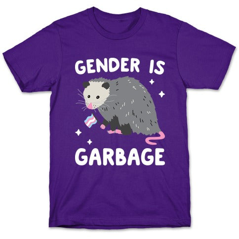 Gender Is Garbage Trans Opossum T-Shirt