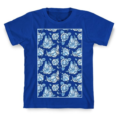 Floral Penis Pattern T-Shirt