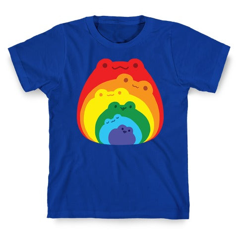 Frogs In Frogs In Frogs Rainbow T-Shirt
