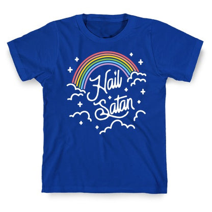 Hail Satan Rainbow T-Shirt