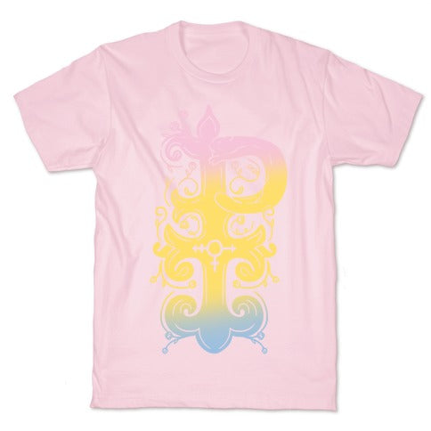 Pansexual Pride Monogram T-Shirt