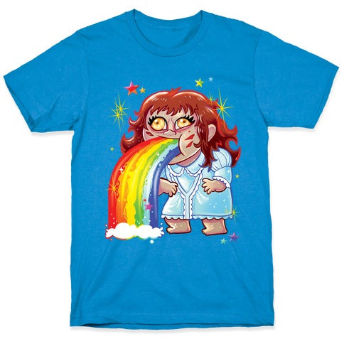 90's Rainbow Barfing Exorcist T-Shirt