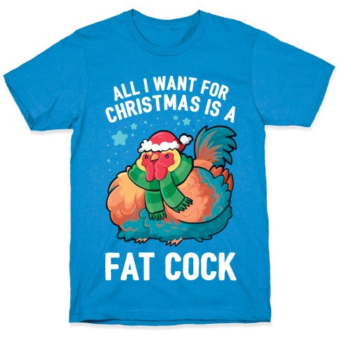 All I Want For Christmas Is A Fat Cock T-Shirt