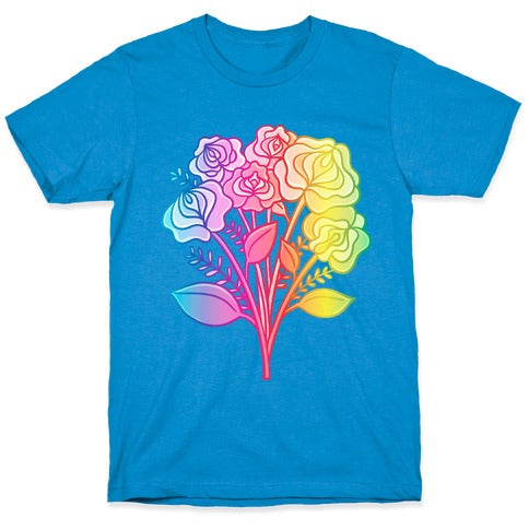 Rainbow Vulva Bouquet T-Shirt