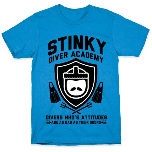 Stinky Diver Academy T-Shirt