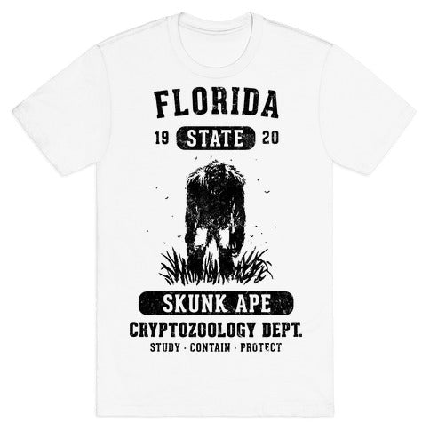 Florida Skunk Ape Cryptozoology T-Shirt