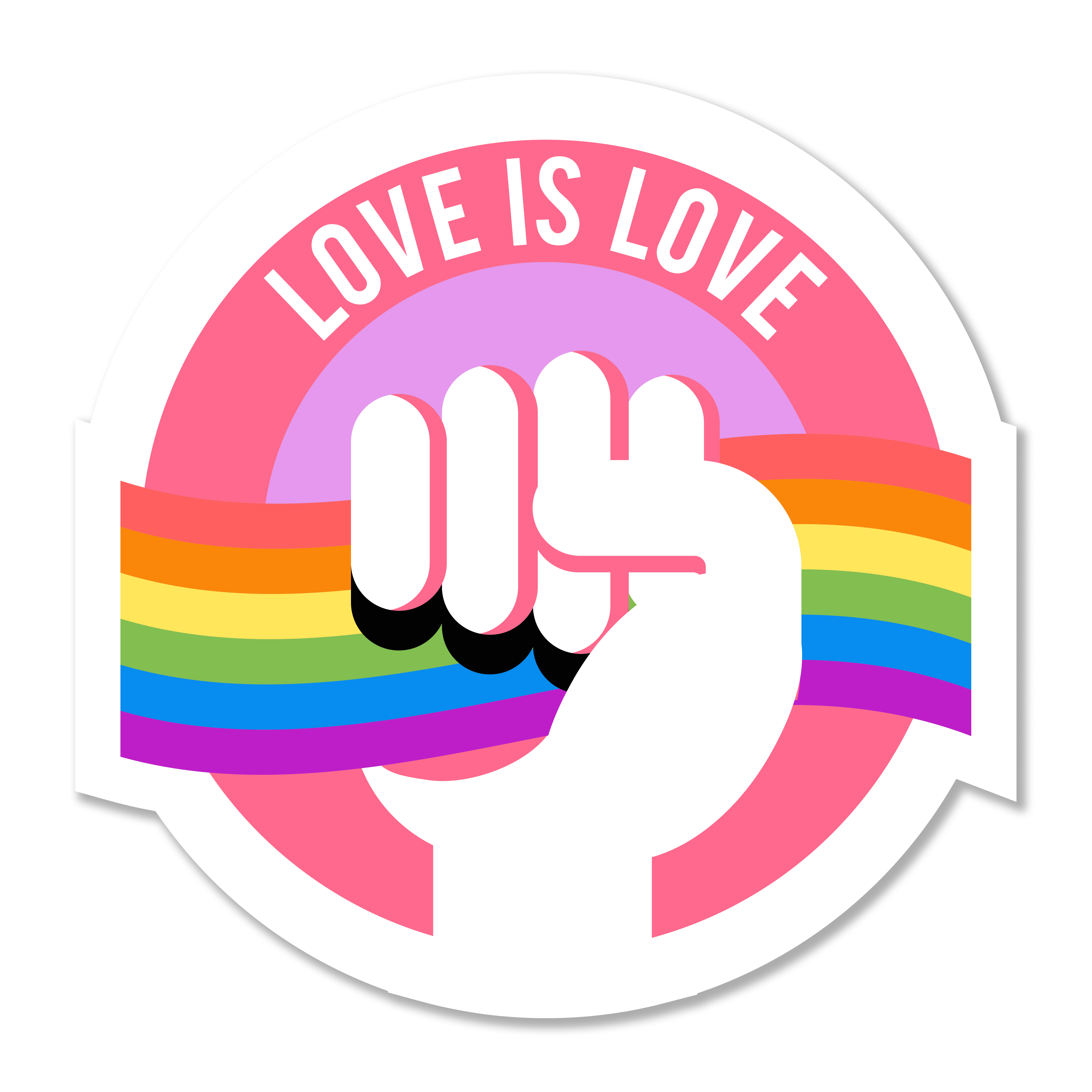 LGBTQ Sticker Die Cut Sticker