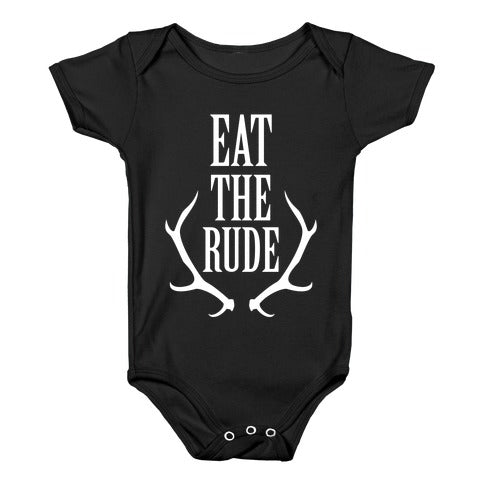 Eat The Rude Baby One Piece