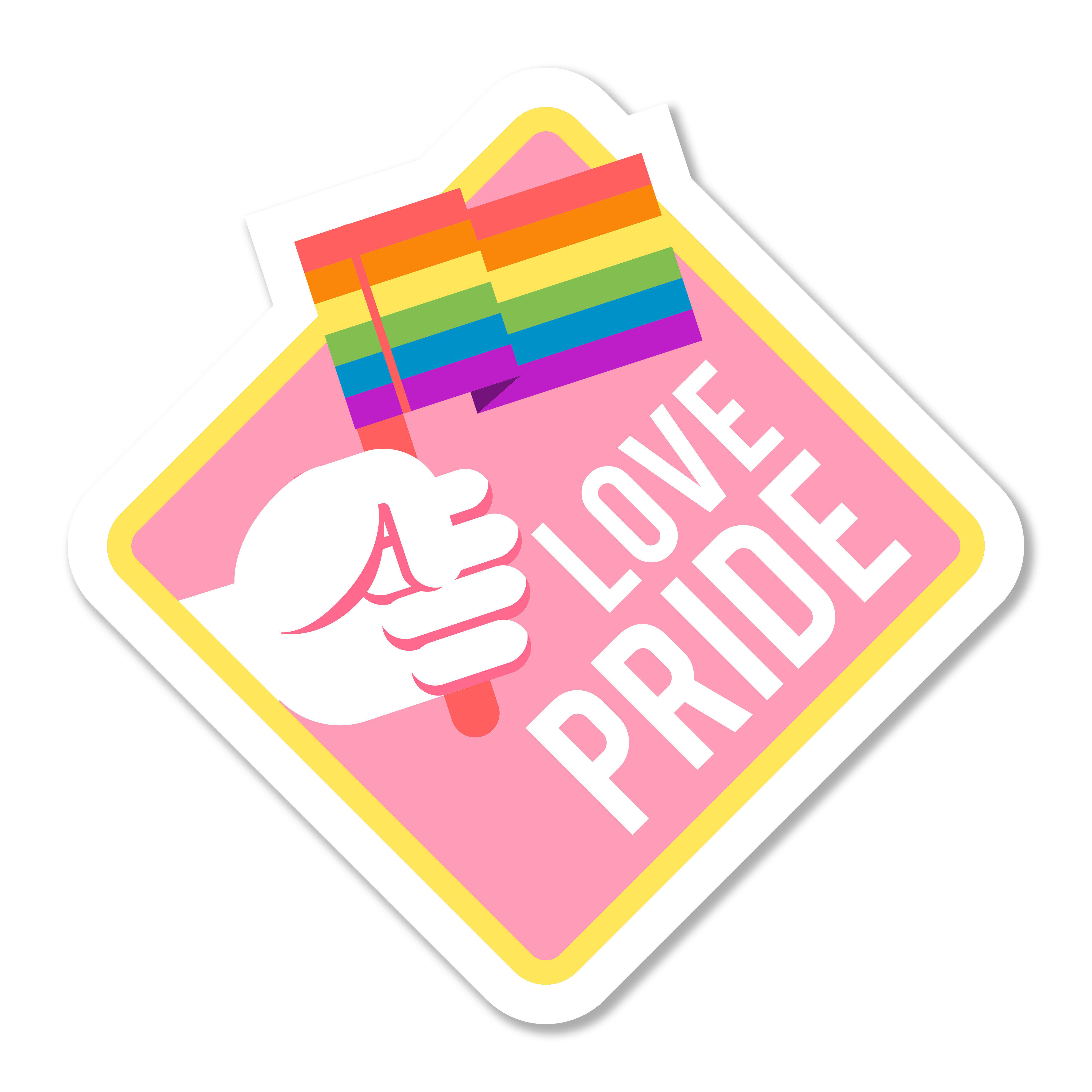 LGBTQ Sticker Die Cut Sticker