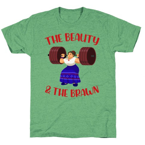 The Beauty and the Brawn Unisex Triblend Tee