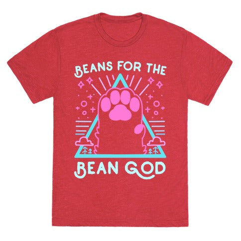 Beans For The Bean God Unisex Triblend Tee