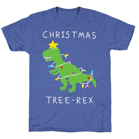 Christmas Tree Rex Unisex Triblend Tee