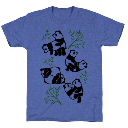 Pandas in Various Sexual Positions Unisex Triblend Tee
