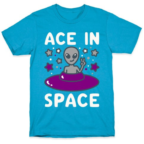 Ace In Space Alien Parody Unisex Triblend Tee