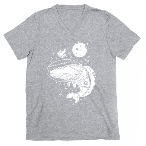 Space Whale  V-Neck