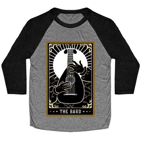 The Bard Tarot Card Baseball Tee