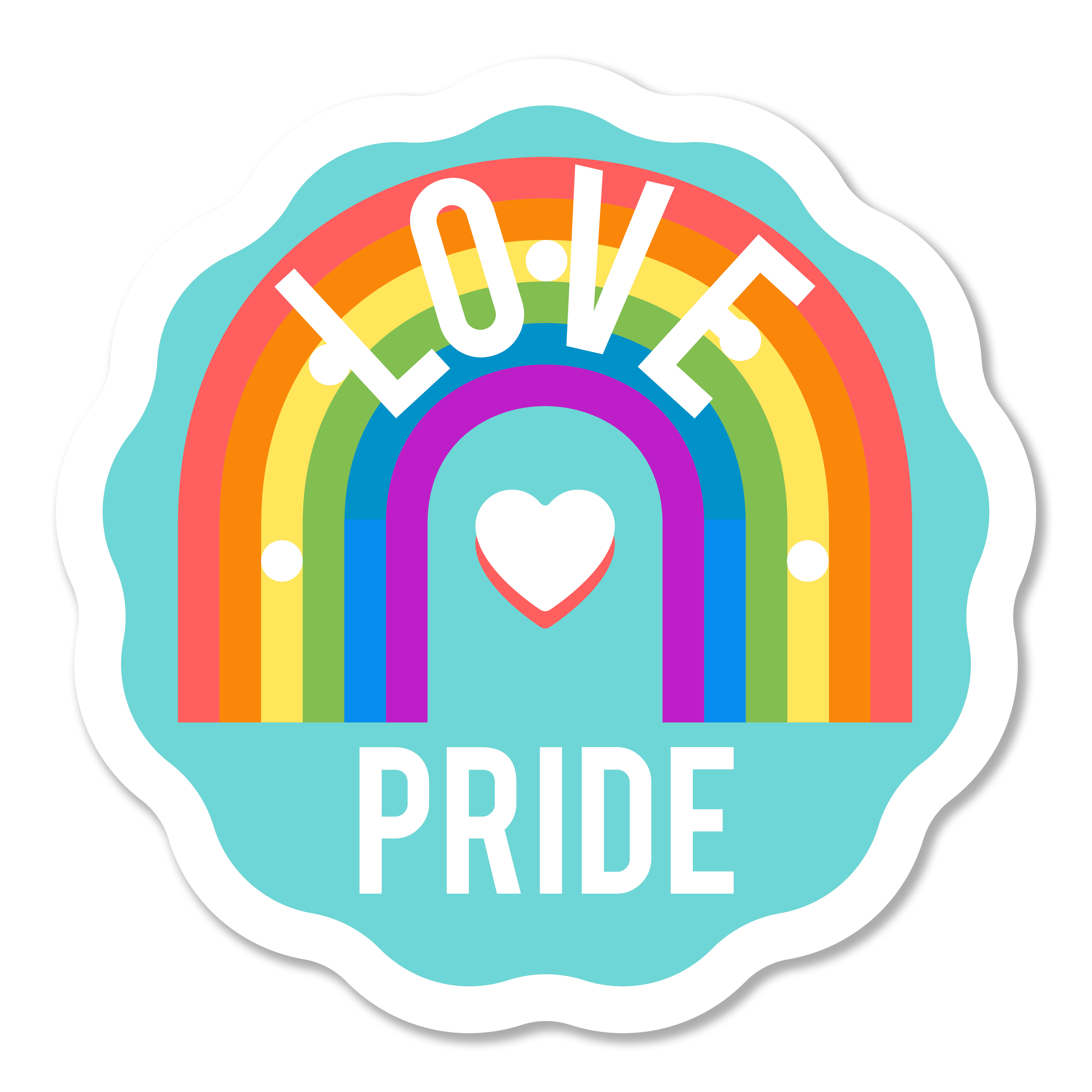 LGBTQ Sticker Die Cut Sticker