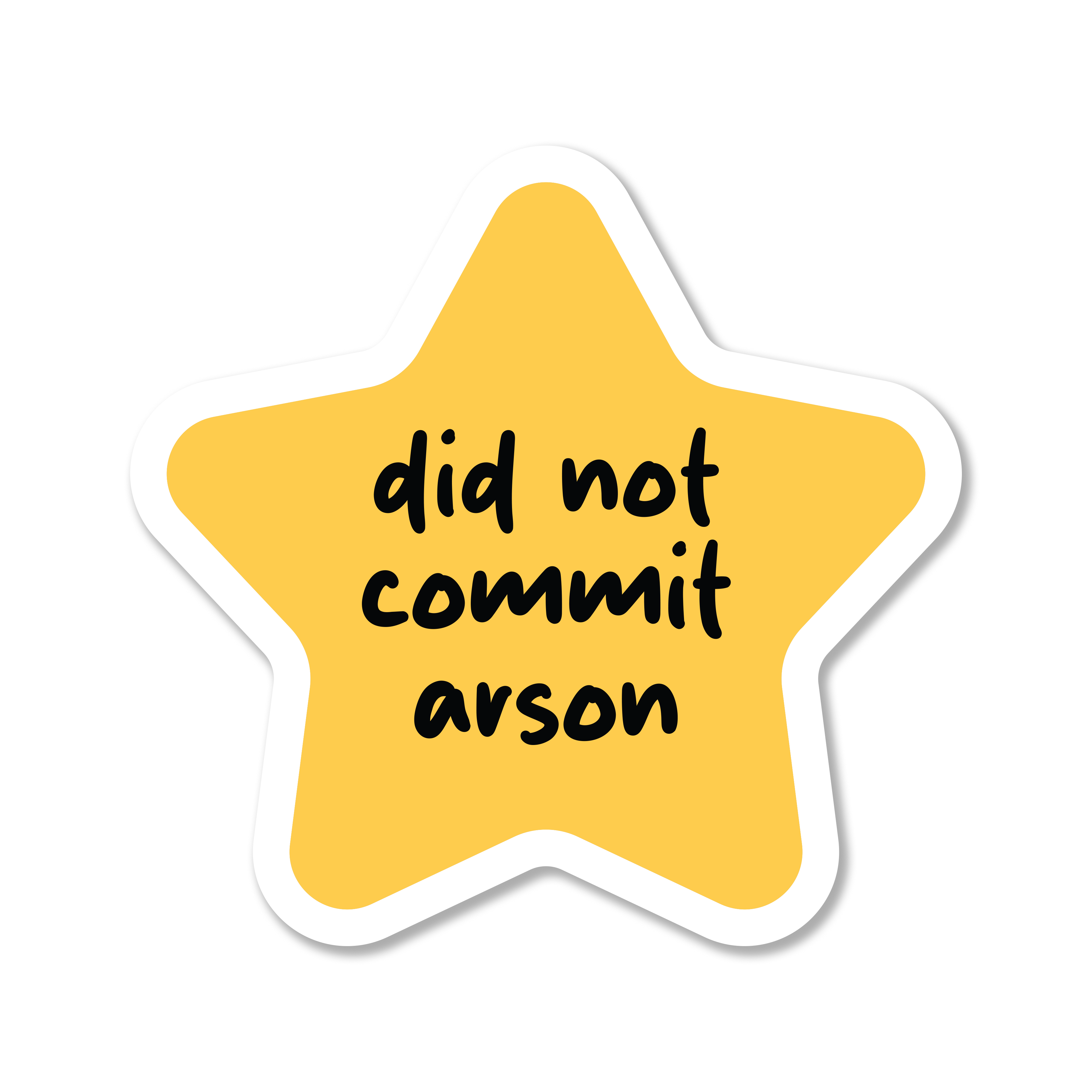 Star Stickers Die Cut Sticker