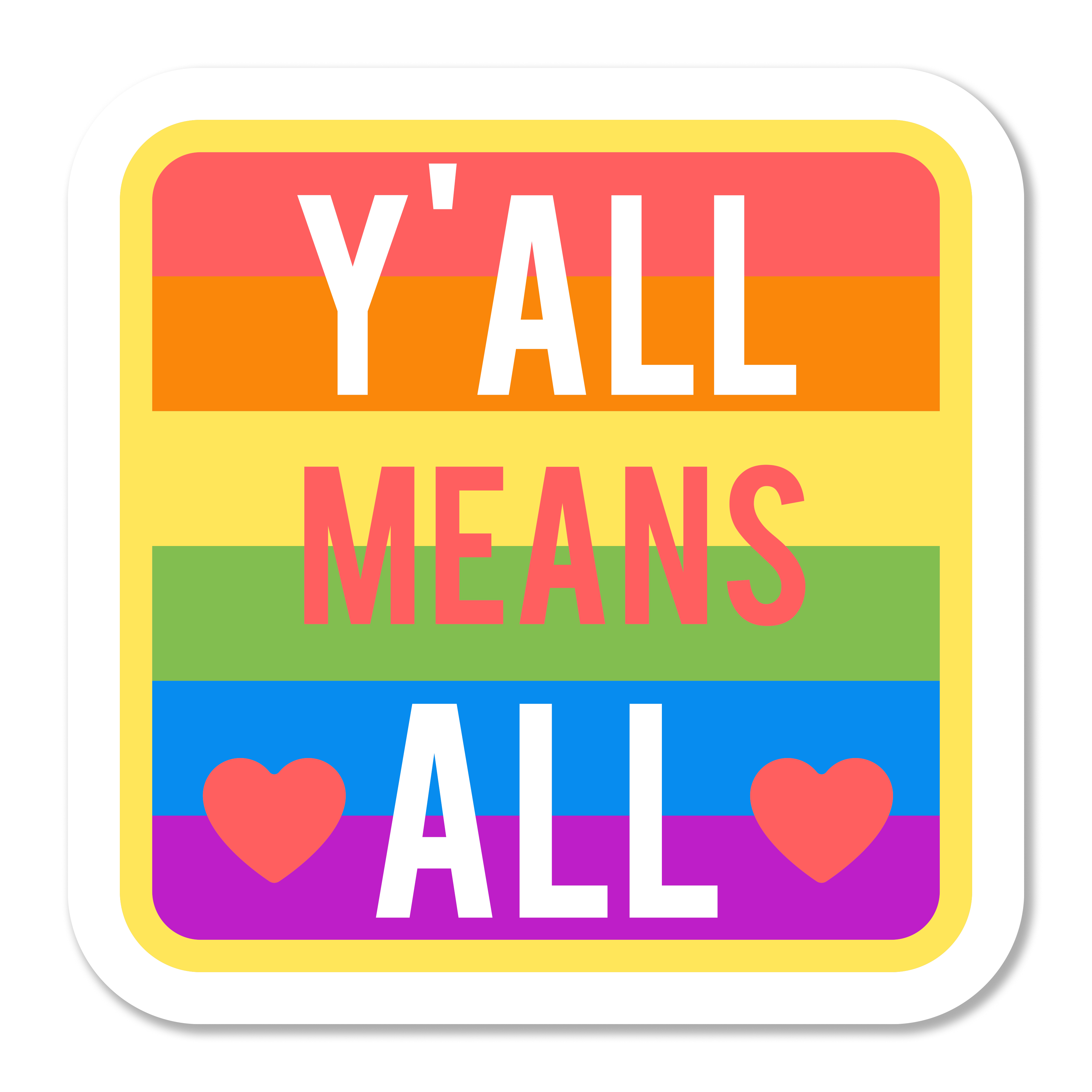 LGBTQ Sticker Die Cut Sticker