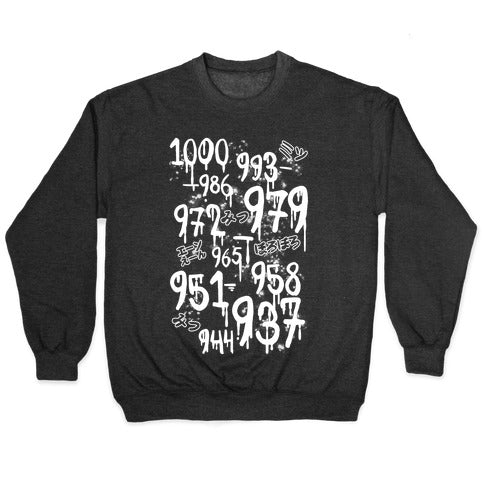 1000 Minus 7 Crewneck Sweatshirt