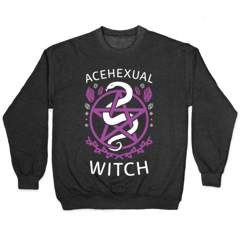 Acehexual Witch Crewneck Sweatshirt