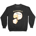 Anxie-brie Anxious Cheese Crewneck Sweatshirt