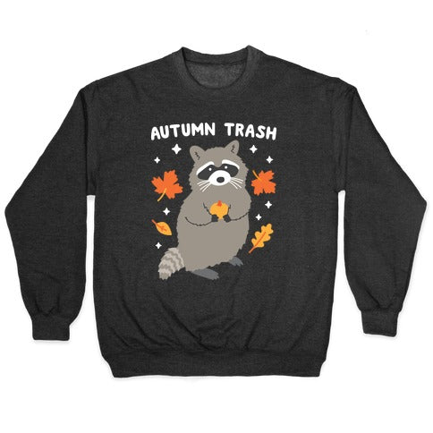 Autumn Trash Raccoon Crewneck Sweatshirt