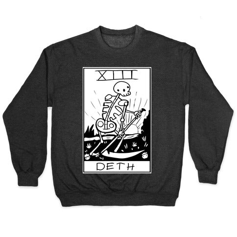 Badly Drawn Tarots: Death Crewneck Sweatshirt