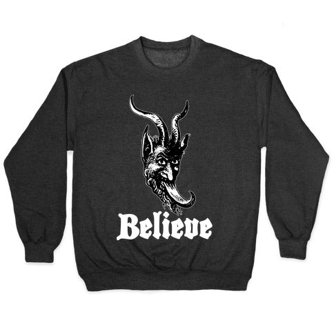 Believe In Krampus Crewneck Sweatshirt