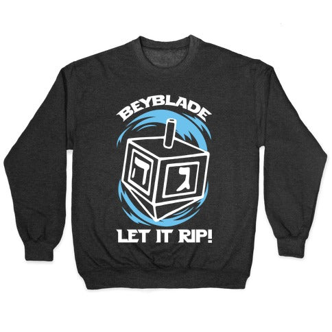 Beyblade Let It Rip Dreidel Crewneck Sweatshirt